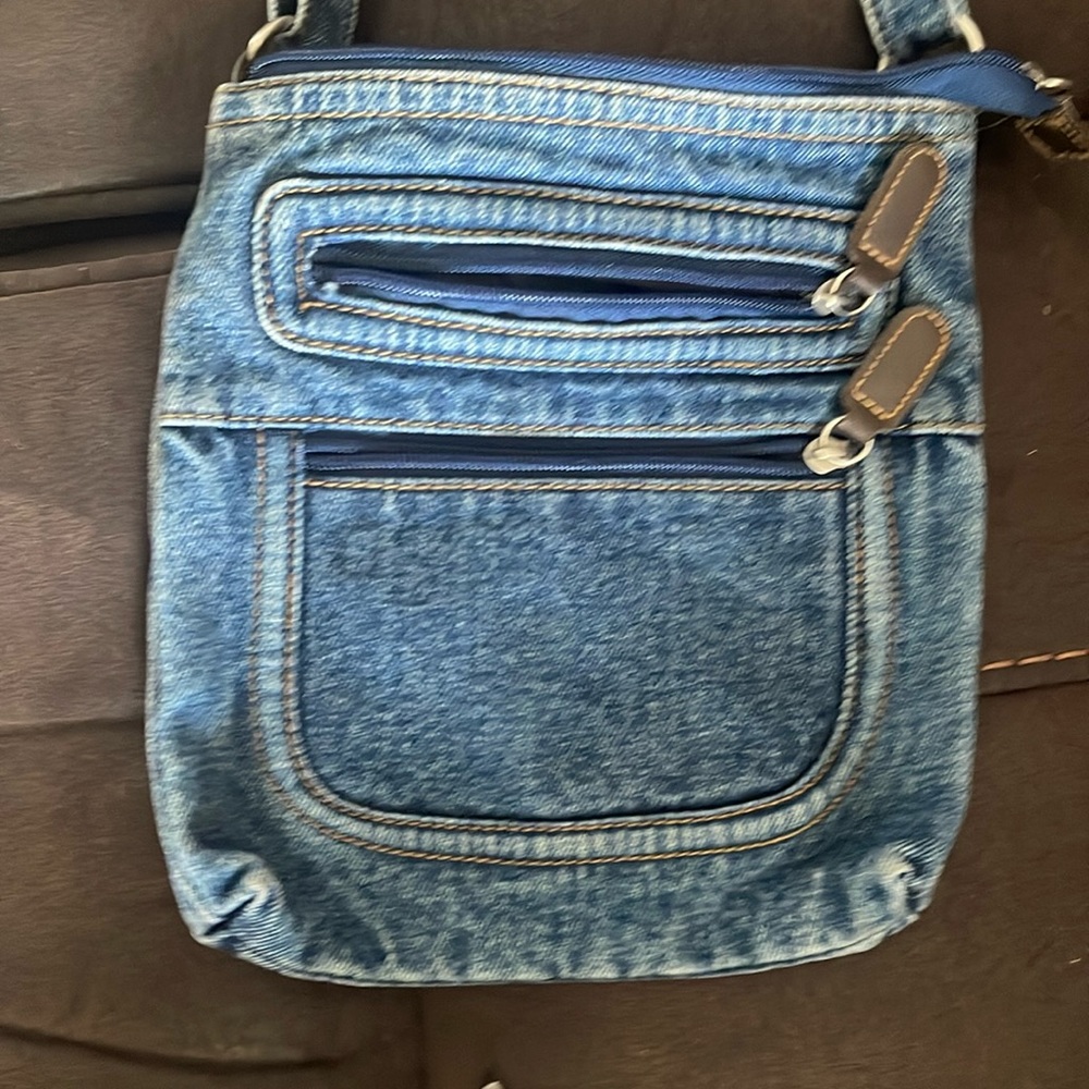 Jean Purse. Use as crossbody shoulder strap. Adjustable strap